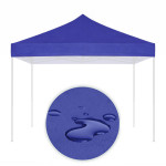 Krycia strecha 3x3 m pre záhradný pavilónový stan 420D PVC modrá MultiGarden