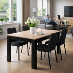 Jedálenský stôl pre 4 osoby 120x80 cm - dub sonoma ModernHome
