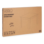 Jedálenský stôl pre 4 osoby 120x80 cm - dub sonoma ModernHome