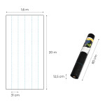 Čierna agrotextília UV 150g - 1,6x20m MulltiGarden