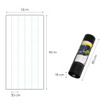 Čierna agrotextília UV 150g - 1,6x50m MulltiGarden