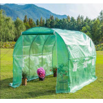 Fóliový skleník 3x2x2 m 6 m² kovový rám UV fólia - zelený