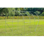 Fóliový skleník 3x2x2 m 6 m² kovový rám UV fólia - zelený