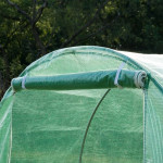 Fóliový skleník 3x2x2 m 6 m² kovový rám UV fólia - zelený
