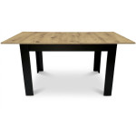 Jedálenský stôl 120-160x80 cm – dubový drevený