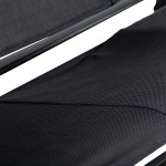 Záhradná hojdačka 3-miestna - čierna MultiGarden