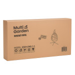 Závesné hojdacie kreslo do 120 kg - čierne MultiGarden