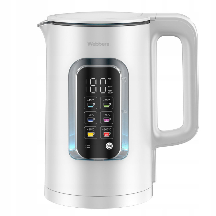 Rýchlovarná kanvica 1,5 l s reguláciou teploty Webber WK110 ELIYA