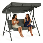 Záhradná hojdačka 3-miestna - sivá MultiGarden