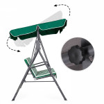 Záhradná hojdačka 3-miestna - pásikavá MultiGarden