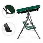 Záhradná hojdačka 3-miestna - pásikavá MultiGarden