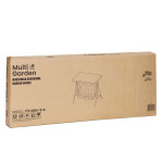 Záhradná hojdačka 3-miestna - pásikavá MultiGarden