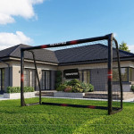 Futbalová bránka so sieťou 240x160x85 cm MOVEPRO