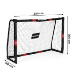 Futbalová bránka so sieťou 300x200x120 cm MOVEPRO