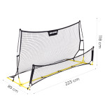 Obojstranný futbalový trenažér na tréning streľby 220x120 cm MOVEPRO