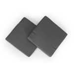 Súprava záhradného nábytku z technorattanu 2 stoličky stôl sivý MultiGarden