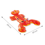 Nafukovací plavecký matrac s držadlami homár 213x137 cm hračka INTEX 57528