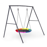 Detská záhradná hojdačka Čapie hniezdo 100 cm oceľový rám ECOTOYS