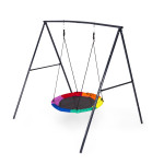 Detská záhradná hojdačka Čapie hniezdo 100 cm oceľový rám ECOTOYS