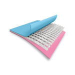 Detský okrúhly záhradný rámový bazén 244x76 cm ružový INTEX 28290ND