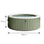 Nafukovacia vírivá vaňa pre 4 osoby 196x71 cm prémiové príslušenstvo INTEX 28426NP