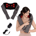 Masážny prístroj na krk a chrbát, shiatsu, vyhrievaný masážny pás, otočné hlavice, 24 W, KADEN Masážny prístroj na krk a chrbát, shiatsu, vyhrievaný masážny pás, otočné hlavice, 24 W, KADEN
