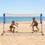 Viacúčelová nastaviteľná sieť 3v1 305x140 cm na bedminton volejbal tenis MOVEPRO bag