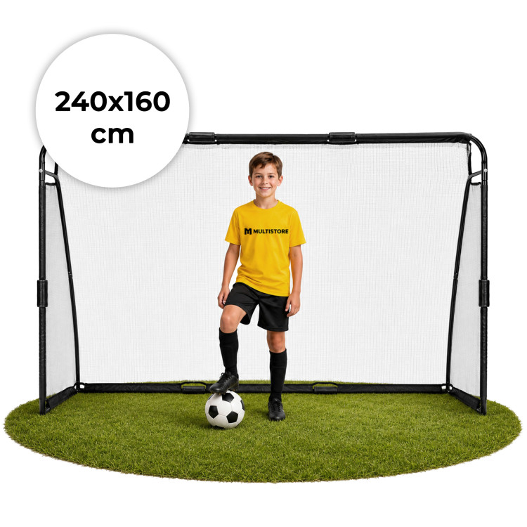 Futbalová bránka so sieťou 240x160x80 cm MOVEPRO Futbalová bránka so sieťou 240x160x80 cm MOVEPRO