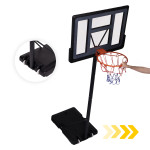 Basketbalový kôš nastaviteľný do 305 cm voľne stojaca doska MOVEPRO obruč