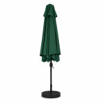 Obdĺžnikový veľký šikmý záhradný slnečník s kľukou zelený 200x130 cm MultiGarden Obdĺžnikový veľký šikmý záhradný slnečník s kľukou zelený 200x130 cm MultiGarden