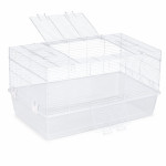 Klietka pre hlodavce – morské prasiatko, králik – 80 cm, s rukoväťami na prenášanie, biela, Petsi Klietka pre hlodavce – morské prasiatko, králik – 80 cm, s rukoväťami na prenášanie, biela, Petsi