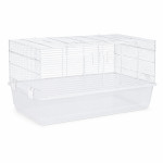 Klietka pre hlodavce – morské prasiatko, králik – 80 cm, s rukoväťami na prenášanie, biela, Petsi Klietka pre hlodavce – morské prasiatko, králik – 80 cm, s rukoväťami na prenášanie, biela, Petsi
