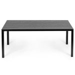 Veľký záhradný stôl pre 8 osôb, 180 × 90 cm - sivá doska, MultiGarden