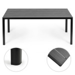 Veľký záhradný stôl pre 8 osôb, 180 × 90 cm - sivá doska, MultiGarden