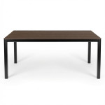 Veľký záhradný stôl pre 8 osôb, 180 × 90 cm - s hnedou doskou, MultiGarden