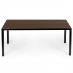 Veľký záhradný stôl pre 8 osôb, 180 × 90 cm - s hnedou doskou, MultiGarden