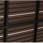 Veľký záhradný stôl pre 8 osôb, 180 × 90 cm - s hnedou doskou, MultiGarden