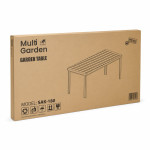 Veľký záhradný stôl pre 8 osôb, 180 × 90 cm - s hnedou doskou, MultiGarden Veľký záhradný stôl pre 8 osôb, 180 × 90 cm - s hnedou doskou, MultiGarden