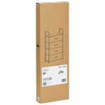 Skriňa so 4 látkovými zásuvkami, regál 60 cm, textilný organizér v štýle loft od ModernHome Skriňa so 4 látkovými zásuvkami, regál 60 cm, textilný organizér v štýle loft od ModernHome