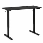 Elektrický stôl 140 x 60 cm s nastaviteľnou výškou 72–118 cm, čierny, ModernHome Elektrický stôl 140 x 60 cm s nastaviteľnou výškou 72–118 cm, čierny, ModernHome