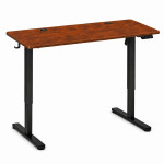Elektrický stôl 140 × 60 cm s nastaviteľnou výškou 72–118 cm, dub v antikovom prevedení, ModernHome Elektrický stôl 140 × 60 cm s nastaviteľnou výškou 72–118 cm, dub v antikovom prevedení, ModernHome