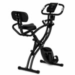 Skladací magnetický stacionárny bicykel s operadlom a expandermi, 8 úrovní odporu, nosnosť 120 kg, MOVEPRO Skladací magnetický stacionárny bicykel s operadlom a expandermi, 8 úrovní odporu, nosnosť 120 kg, MOVEPRO
