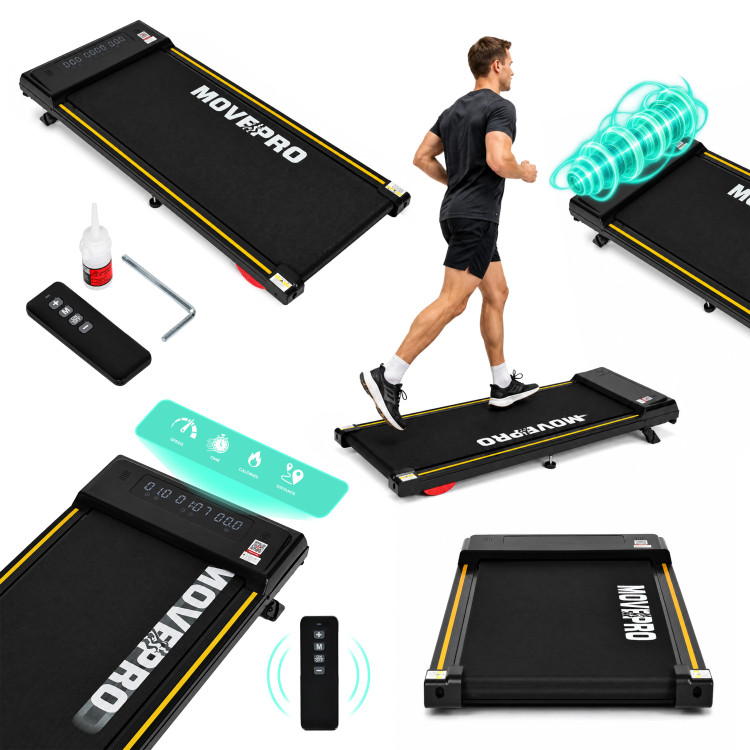 Domáci elektrický bežecký pás Walking Pad na tréning pod písacím stolom, rýchlosť 10 km/h, diaľkové ovládanie a aplikácia MOVEPRO Domáci elektrický bežecký pás Walking Pad na tréning pod písacím stolom, rýchlosť 10 km/h, diaľkové ovládanie a aplikácia MOVEPRO