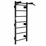 Gymnastická rebrík 228 cm, hrazda na cvičenie pre deti a dospelých, čierna, MOVEPRO Gymnastická rebrík 228 cm, hrazda na cvičenie pre deti a dospelých, čierna, MOVEPRO