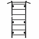 Gymnastická rebrík 228 cm, hrazda na cvičenie pre deti a dospelých, čierna, MOVEPRO Gymnastická rebrík 228 cm, hrazda na cvičenie pre deti a dospelých, čierna, MOVEPRO