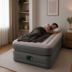 Jednomiestny nafukovací matrac 191 × 99 × 51 cm s integrovanou elektrickou pumpou – posteľ INTEX 64162 Jednomiestny nafukovací matrac 191 × 99 × 51 cm s integrovanou elektrickou pumpou – posteľ INTEX 64162