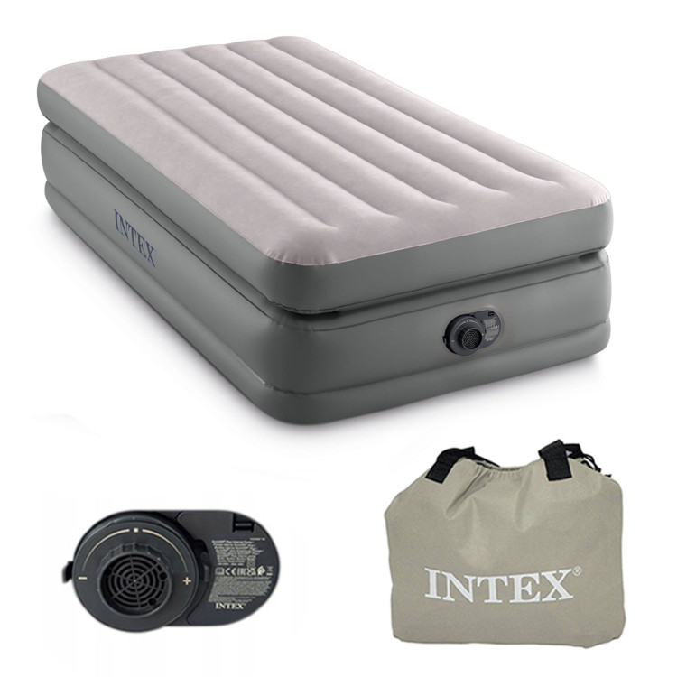 Jednomiestny nafukovací matrac 191 × 99 × 51 cm s integrovanou elektrickou pumpou – posteľ INTEX 64162 Jednomiestny nafukovací matrac 191 × 99 × 51 cm s integrovanou elektrickou pumpou – posteľ INTEX 64162