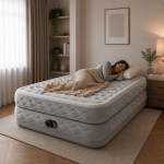 Veľký nafukovací matrac pre dve osoby, rozmery 203 × 152 × 51 cm, s integrovanou elektrickou pumpou – posteľ INTEX 64490 Veľký nafukovací matrac pre dve osoby, rozmery 203 × 152 × 51 cm, s integrovanou elektrickou pumpou – posteľ INTEX 64490