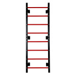 Gymnastická rebrík 215 cm, hrazda na cvičenie pre deti a dospelých, čierna, MOVEPRO