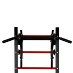 Gymnastická rebrík 215 cm, hrazda na cvičenie pre deti a dospelých, čierna, MOVEPRO